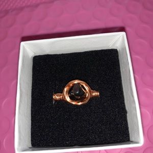 Wire Gemstone Ring